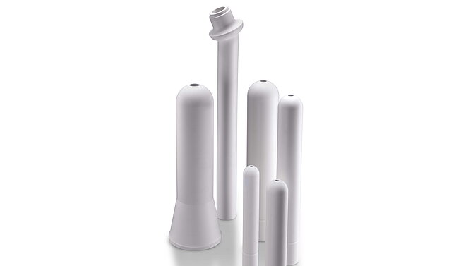 White Aluminum Titanate Tubes