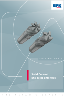 Front page of the end mill brochure