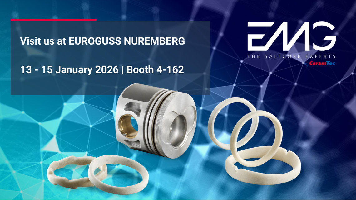 Event teaser for EUROGUSS 2026 in Nuremberg, where EMG Saltcores will be represented.