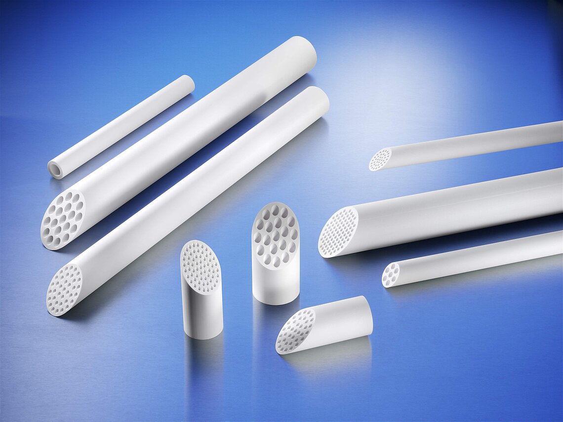 Keramische Mehrkanalrohre zur Filtration