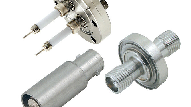 Coaxial connectors for ultra-vacuum and high-temperature applications from CeramTec