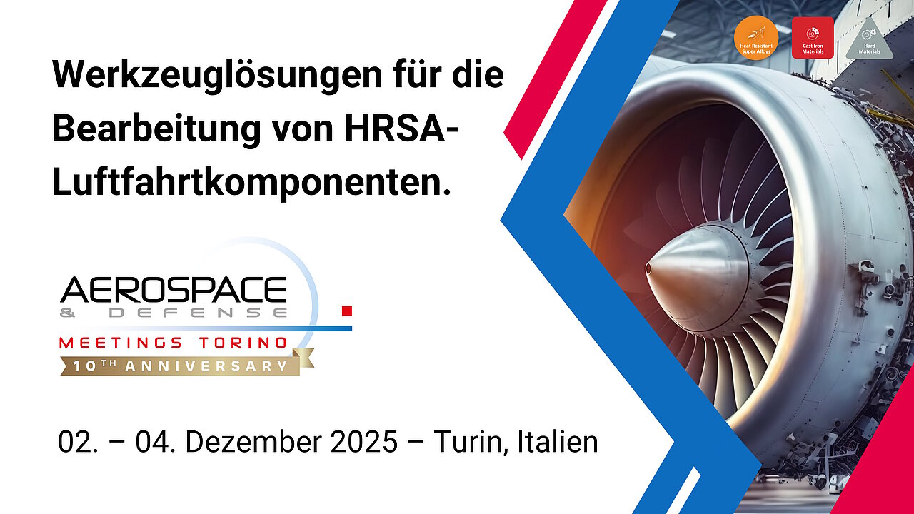 Flyer der Firma SPK by CeramTec zu ihrem Messeauftritt auf der A&DM Aerospace- Defense- Meetings 2025 in Turin