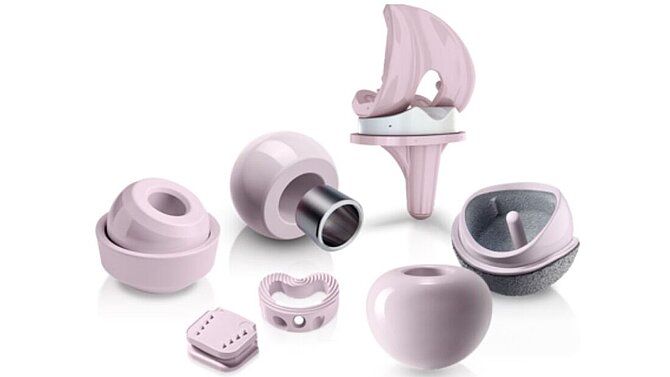 Hüftkugeln, Pfannen, Oberflächenersatz und weitere Orthopädi-Produkte aus Hochleistungskeramik