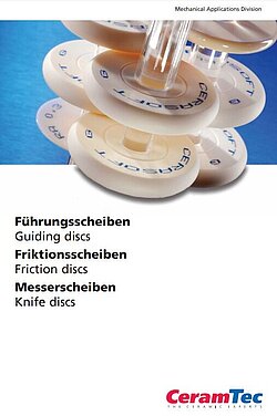 Cover page catalogue Guide discs - Friction discs - Knife discs