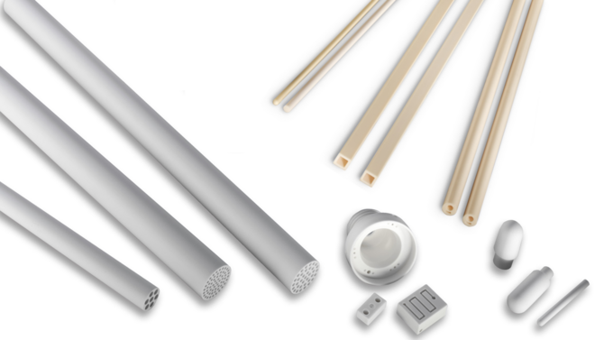 Verschiedene keramische Rohre Röhrchen für die Chemieindustrie