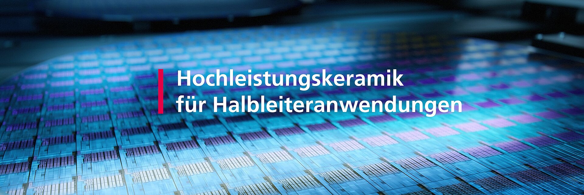 Banner für die Halbleitersparte von CeramTec