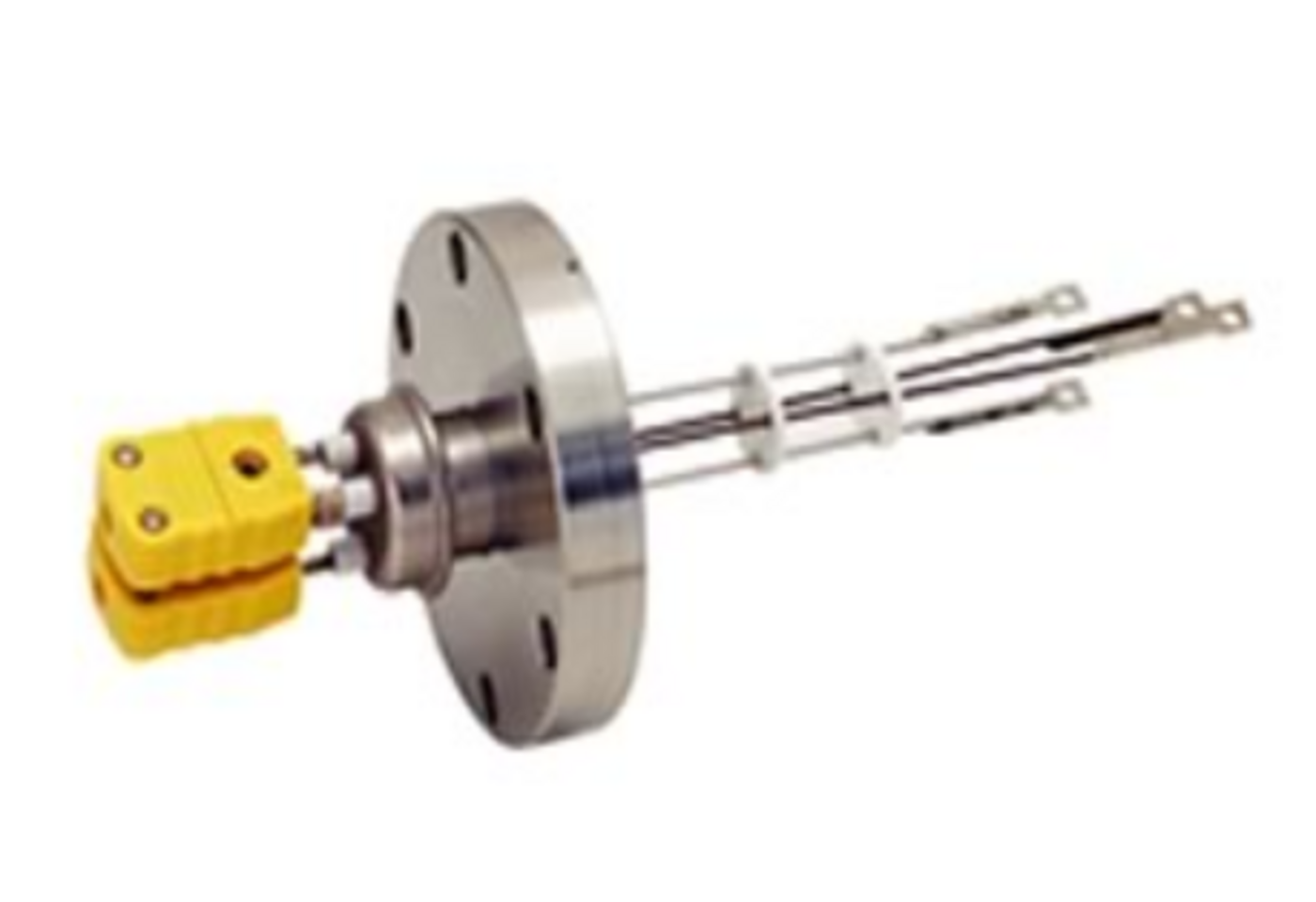 Thermoelement-Durchführungen zur Temperaturmessung in Vakuum und Druckkammern von CeramTec