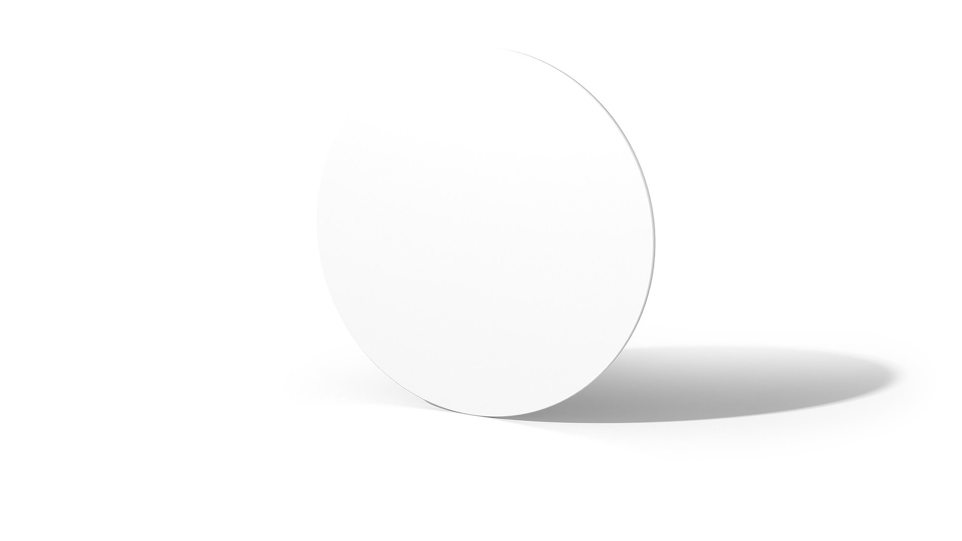 Weiße Membranen für Drucksensoren auf weißem Hintergrund