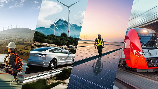 Various industries in which CeramTec ceramic electronics solutions are used