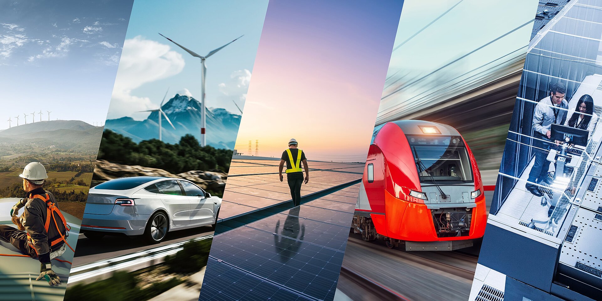 Verschiedene Branchen, in denen Keramik-Elektronik-Lösungen von CeramTec zum Einsatz kommen