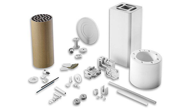 Produkte und Bauteile aus Silikatkeramik