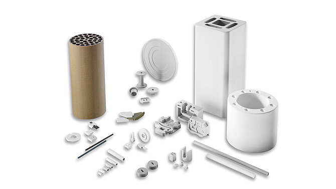 Products and components made of silicate ceramics