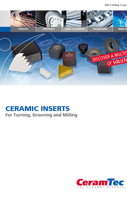 Cover picture of the Ceramic Inserts brochure