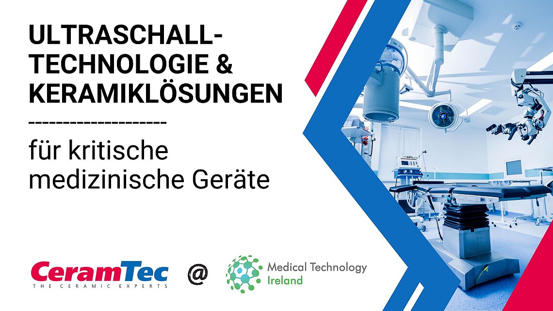News-Banner für den Messeauftritt bei der Medical Technology Ireland 2024 in Galway