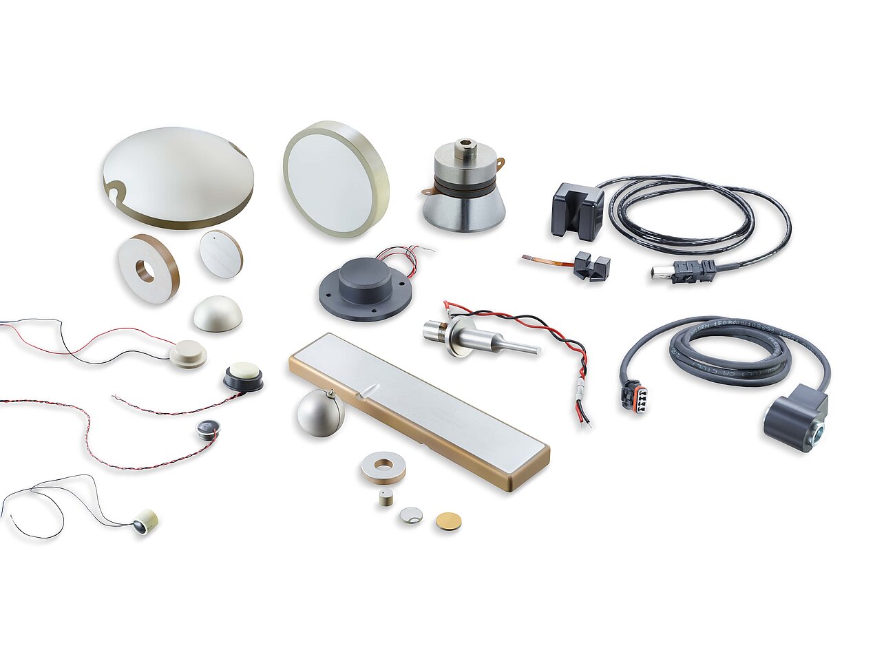 Piezoceramics and ultrasonic sensors and transducers