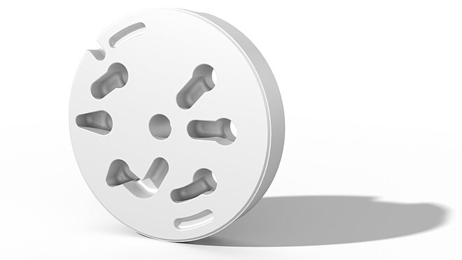 Aluminiumoxid weiß Dichtscheiben Regelscheiben Sanitärtechnik