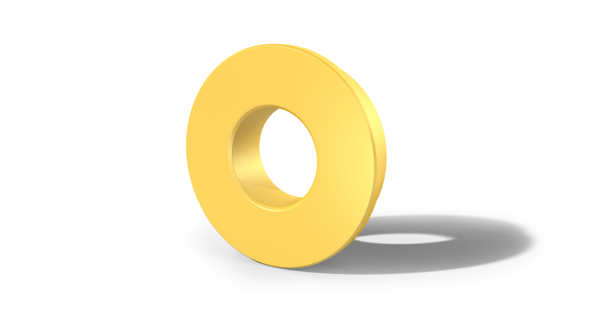 Gelbe Isolierbuchse für einen Bremssattel von CeramTec