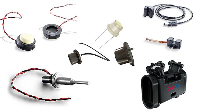 Various ultrasonic sensors and transducers