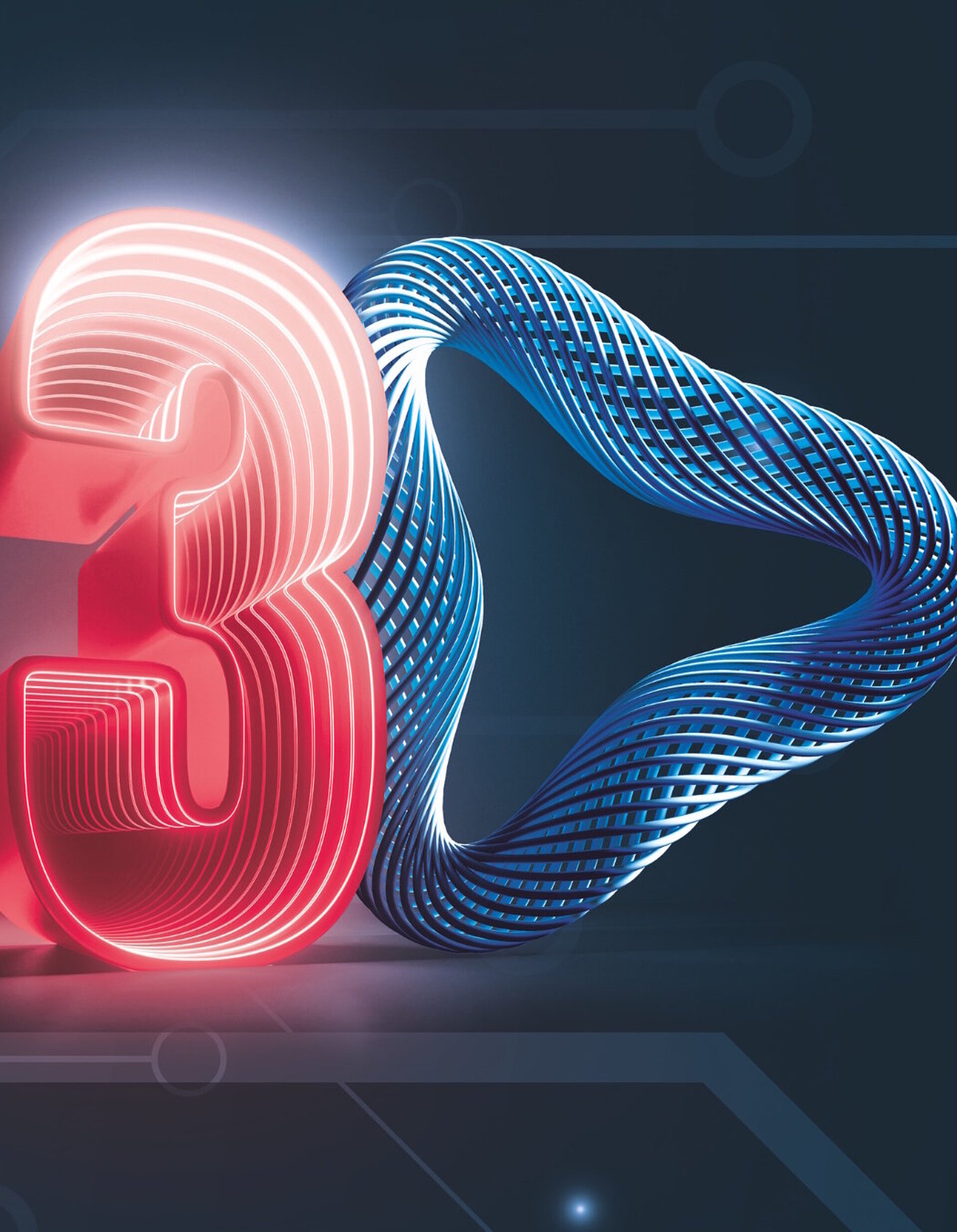 Mobile version of the website header for 3D printing