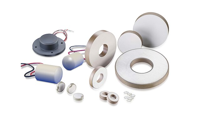 Piezoceramic components for electromechanical transducers