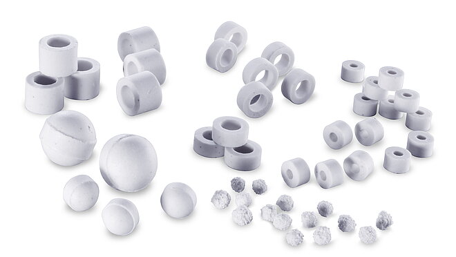 Keramische Katalysatorträger für die chemische Industrie