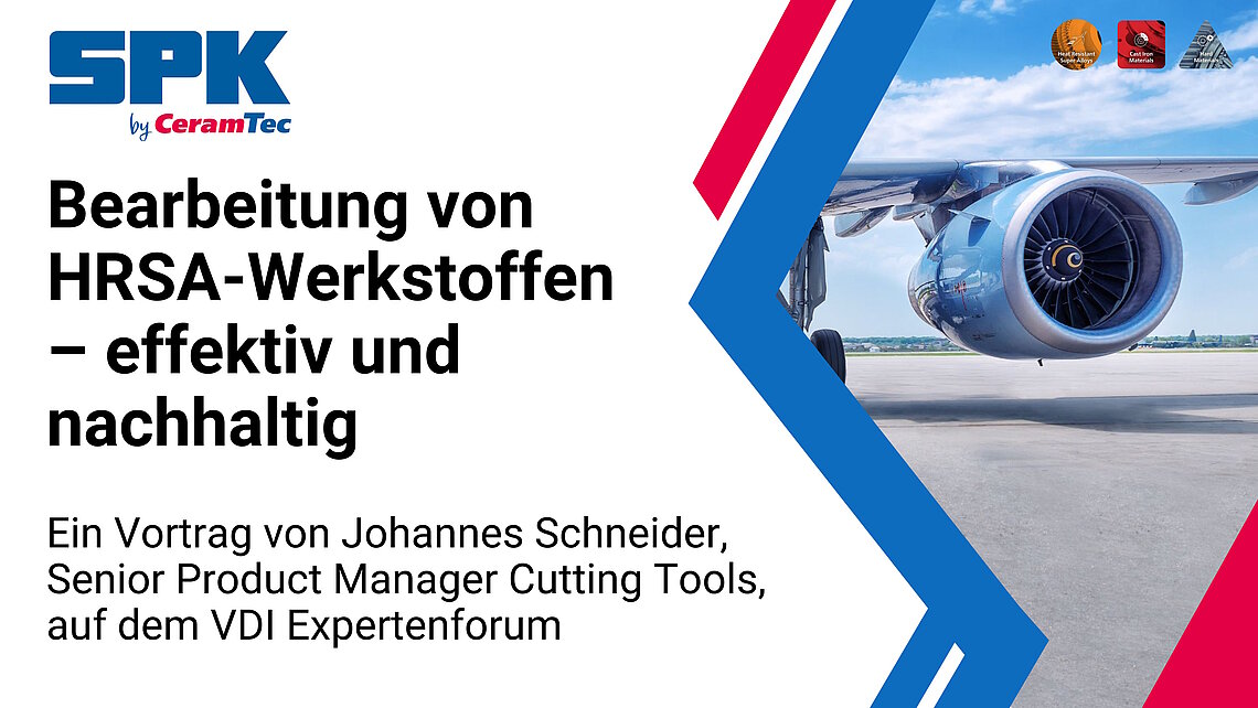 Vortrag zu Bearbeitung von HRSA-Werkstoffen