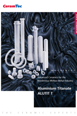 Rohre aus Aluminiumtitanat für Nichteisen-Metallschmelzen