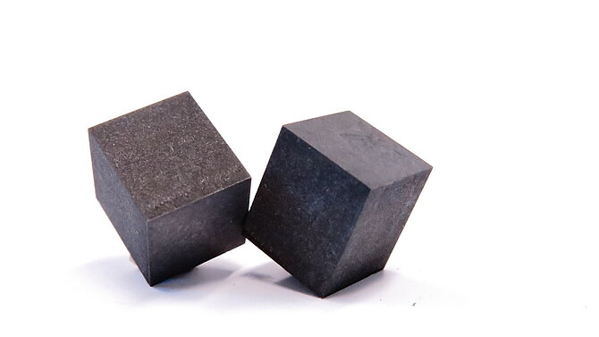 Metall-Matrix-Verbundwerkstoff-Keramik-Würfel