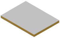 Piezoelectric Plate Standard in grey and yellow by CeramTec